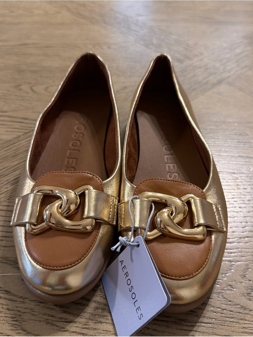 NEW Aerosoles Women's Bell Slip-On Flats Loafers Eggnog Size 6.5 - Picture 2 of 4